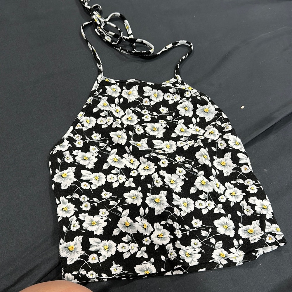 flower halter top